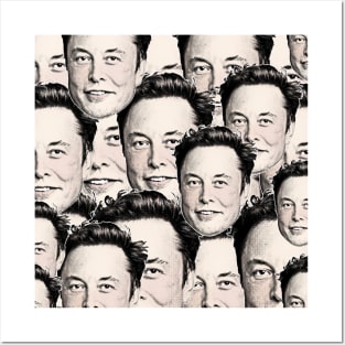 Elon Musk Collage ∆†∆†∆ 90s Style Aesthetic Design Posters and Art